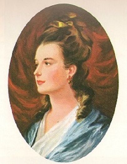 Portrait of Martha Wayles Skelton who was the wife of Thomas Jefferson