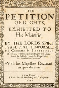 PETITION OF RIGHTS 1628